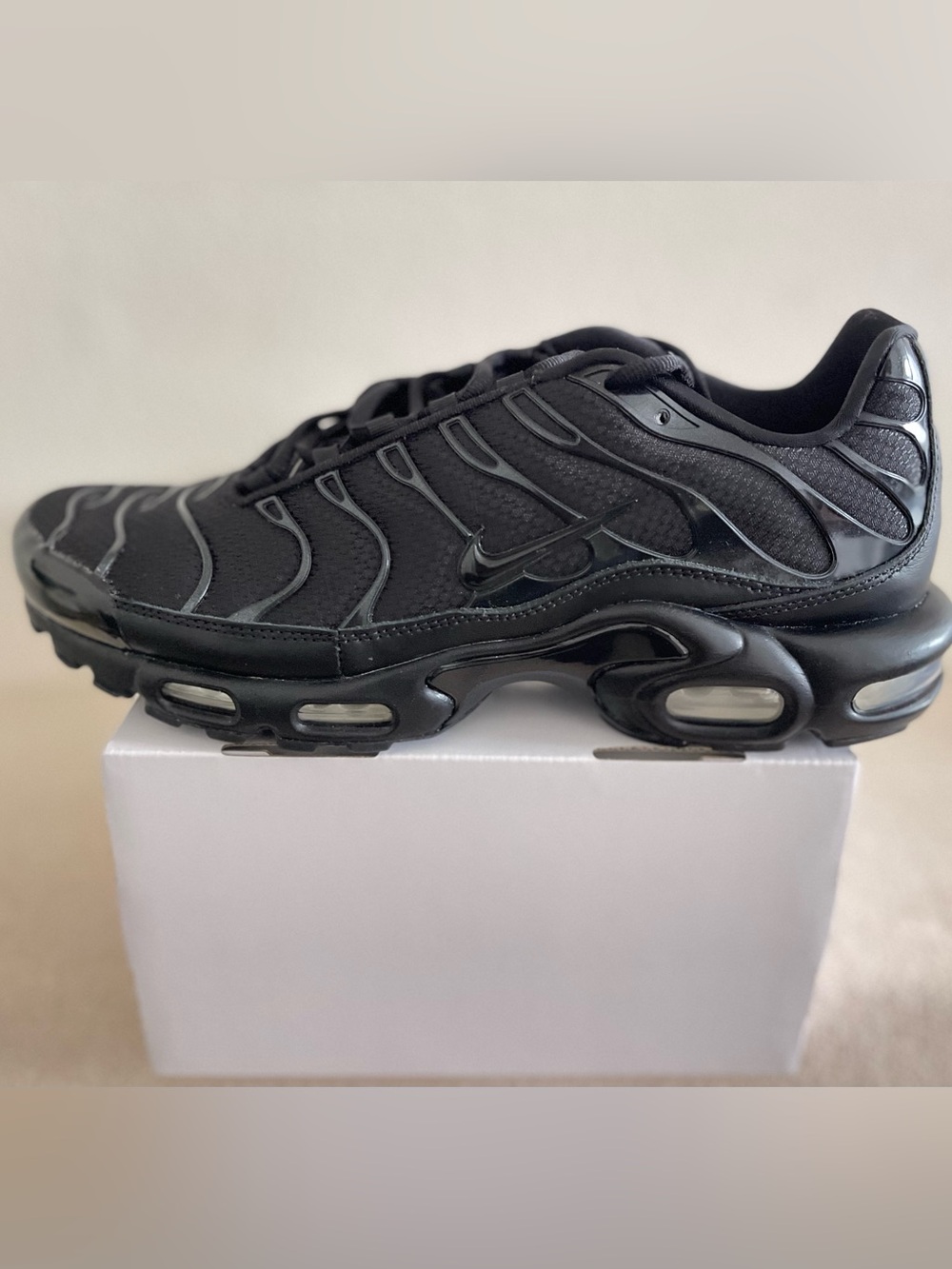 Size 11.5 - Nike Air Max Plus NBY Black Casual Shoes HF0665-900 Men’s NEW